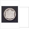 Medal commemorating the Congress of Munster, 1647; reverse by J. Looff