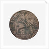 Counter commemorating preparations for war in 1582; obverse by unknown