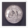 Medal commemorating the Peace of Westminster, 1654; reverse by O.M.