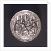 Medal commemorating the Battle of Lowestoft and the death of Admiral Kortenaar, 1665; reverse by O.M.