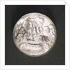 Medal commemorating the ships burnt in the Medway and Admiral de Ruyter, 1667; reverse by P. van Abeele