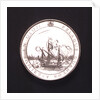 Medal commemorating the inauguration of the City Hall of Amsterdam, 1655; reverse by J. Pool