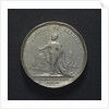 Medal commemorating Queen Mary Regent and the repair of the fleet; reverse by J. Smeltzing