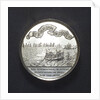 Medal commemorating the dangerous crossing of King William III and the triumphal entry into The Hague, 1691; reverse by J. Smeltzing