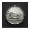 Medal commemorating the Battle of La Hogue, 1692; obverse by J. Smeltzing