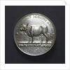 Medal commemorating the bombardment of Havre, 1694; reverse by J. Boskam