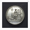 Medal commemorating the Dutch East India Company centenary, 1702; obverse by R. Arondeaux