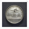 Medal commemorating the departure of King Charles III of Spain for Portugal, 1703; reverse by J. Boskam