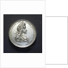 Medal commemorating the relief of Barcelona, 1706; obverse by M. Smeltzing