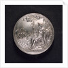 Medal commemorating the Peace of Utrecht, 1713; reverse by D. Drappentier