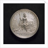 Medal commemorating preparation for war, 1742; reverse by M. Holtzhey