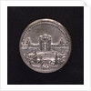 Medal commemorating warehouses built at Civitavecchia; reverse by O. Hamerani