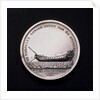 Medal commemorating the launch of the 'Hercules' of 60 guns, 1782; obverse by A. van Baerll