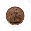 Medal commemorating Admiral Miaoulis and the action in the Gulf of Moden, 1825; reverse by K. Lange