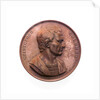 Medal commemorating the 350th anniversary of Christopher Columbus, 1842; obverse by G. Girometti