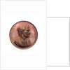 Medal commemorating the 350th anniversary of Christopher Columbus, 1842; obverse by G. Girometti