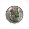Medal commemorating Marco Polo and the 9th Conference of Italian Scientists; obverse by A. Fabris
