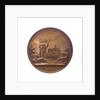 Medal commemorating the opening of the North Sea Canal, 1824; reverse by J.P. Schouberg