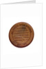 Medal commemorating Vice-Admiral Koopman; reverse by unknown