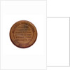 Medal commemorating Vice-Admiral Koopman; reverse by unknown
