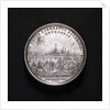 Medal commemorating Barcelona relieved, 1706; reverse by P.H. Muller