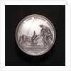 Medal commemorating the attempted invasion of Scotland, 1708; reverse by M. Brunner
