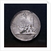 Medal commemorating the raising of the blockade of the Elbe, 1805; obverse by D.F. Loos