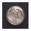 Medal commemorating the bombardment of Tönningen and Copenhagen, 1700; obverse by unknown