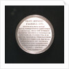 Medal commemorating the arrival of King Charles III in Portugal, 1703; reverse by C. Wermuth