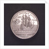 Medal commemorating the voyage of Princess Elisabeth of Brunswick and Luneburg; reverse by unknown