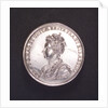 Medal commemorating the attempted invasion of Scotland, 1708; obverse by C. Wermuth