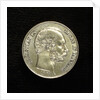 A Danish West Indian coin, 20 cents; obverse by H. Conradsen