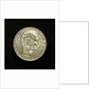 A Danish West Indian coin, 20 cents; obverse by H. Conradsen