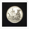 Russian naval school prize medal; reverse by V.E. Alexejeff