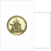 Counter commemorating the sinking of the 'Groenebosch', 1721; obverse by unknown
