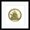 Counter commemorating the sinking of the 'Groenebosch', 1721; obverse by unknown
