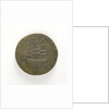 Counter commemorating Rhode Island relieved and evacuated, 1779; reverse by unknown