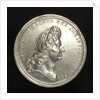 Medal commemorating the protection of Dunkirk; obverse by J. Nilis