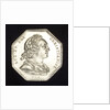 Medal commemorating the presentation to King Louis XV of an eighty-gun ship; obverse by J.C. Roettier