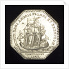 Medal commemorating the presentation to King Louis XV of an eighty-gun ship; reverse by J.C. Roettier