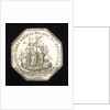 Medal commemorating the presentation to King Louis XV of an eighty-gun ship; reverse by J.C. Roettier
