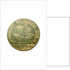 Counter commemorating the building of the thirty-eight gun ship 'Hercules', 1655; reverse by unknown