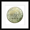 Counter commemorating the defeat of the Spanish fleet, 1676; reverse by Lowenstein