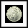 Counter commemorating the opening up of wealthy mines in Louisiana as proposed by Law the banker; obverse by J.C. Roettier
