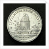 Counter commemorating the opening up of wealthy mines in Louisiana as proposed by John Law (1671-1729) the banker; reverse by H. Roussel