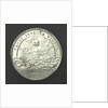 Counter commemorating the survival of the East India Company following the collapse of Law's enterprises; reverse by H. Roussel