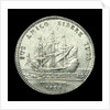 Medal commemorating the Ministry of Marine taken over by M Maurepas; reverse by J. Bernard