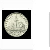 Counter commemorating the landing of the Young Pretender in Scotland, 1746; reverse by J.C. Roettier