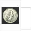 Counter commemorating the naval readiness for Battle; obverse by F. M.
