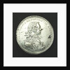 Counter commemorating Admiral Duc d'Anville wrecked off the Azores; obverse by J.C. Roettier